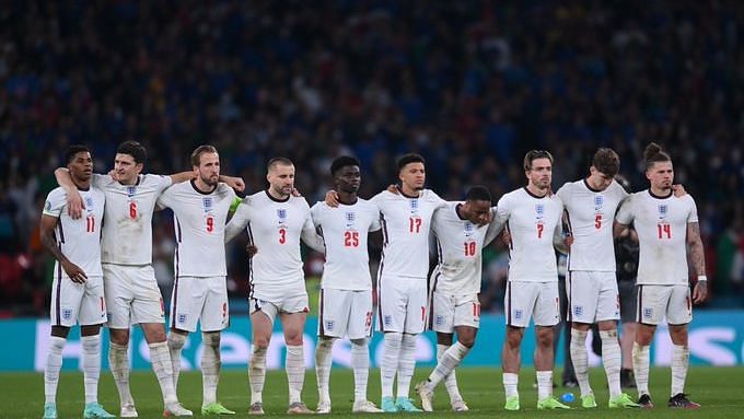 <div class="paragraphs"><p>England time lineup for the penalty shootout against Italy in the Euro final.</p></div>