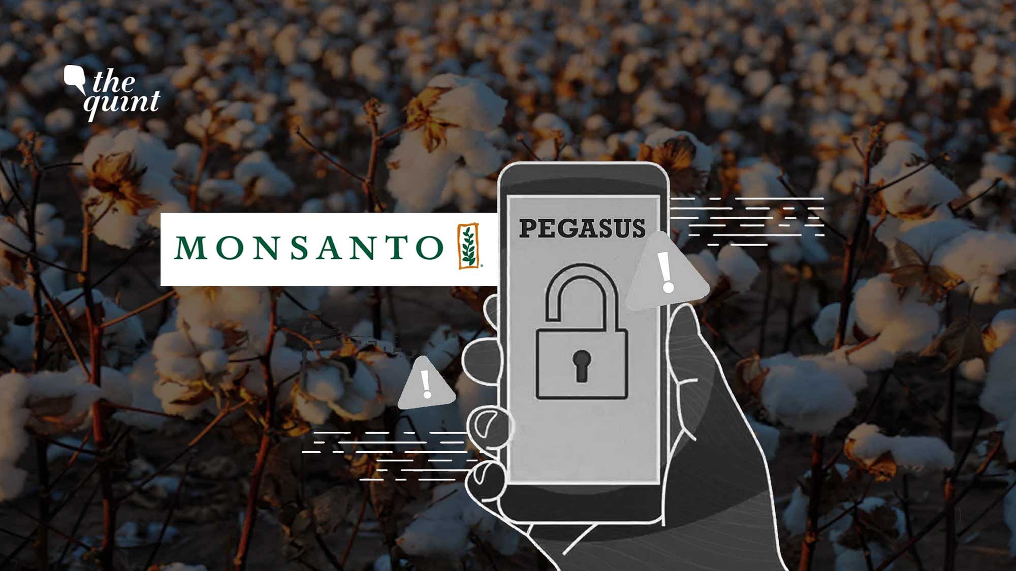 <div class="paragraphs"><p>Phone numbers of six senior officials from seed giant Mahyco Monsanto Biotech (India) Pvt. Lt and Monsanto India were selected as possible targets for Pegasus surveillance, <a href="https://thewire.in/government/monsanto-officials-were-on-snoop-list-as-maharashtra-probed-bt-cotton-seed-distribution">The Wire</a> reported.</p></div>