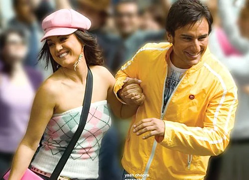 <div class="paragraphs"><p>Preity Zinta and Saif Ali Khan in Salaam Namaste.</p></div>