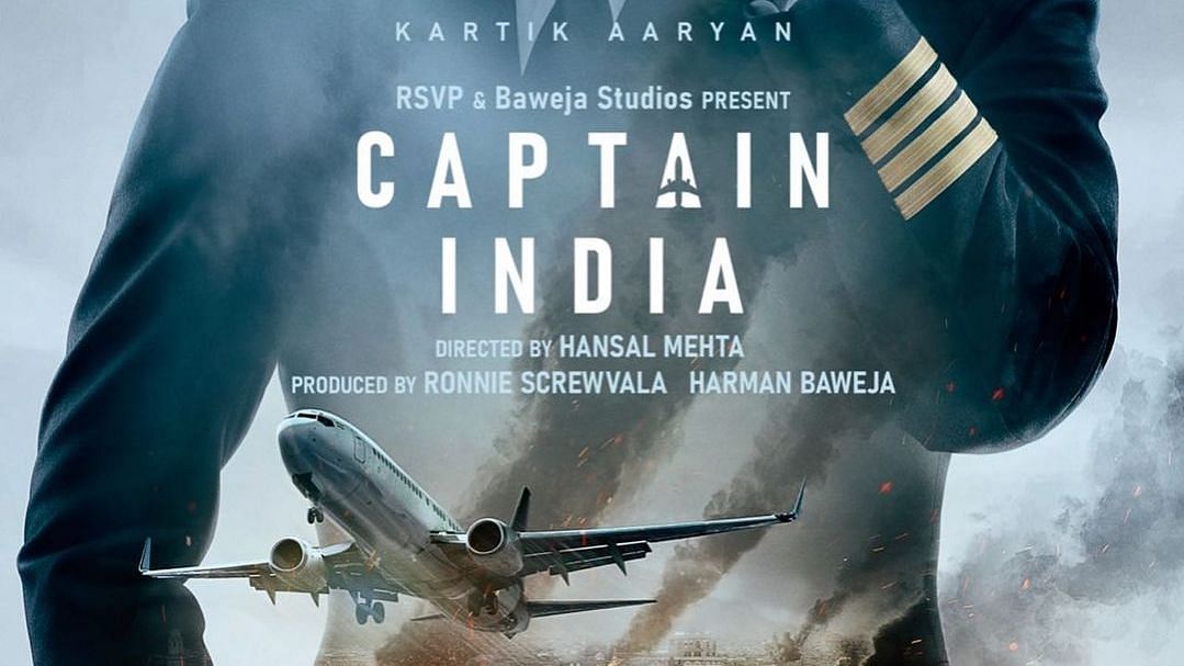 <div class="paragraphs"><p>Kartik Aaryan stars as a pilot in Hansal Mehta's&nbsp;<em>Captain India.</em></p></div>