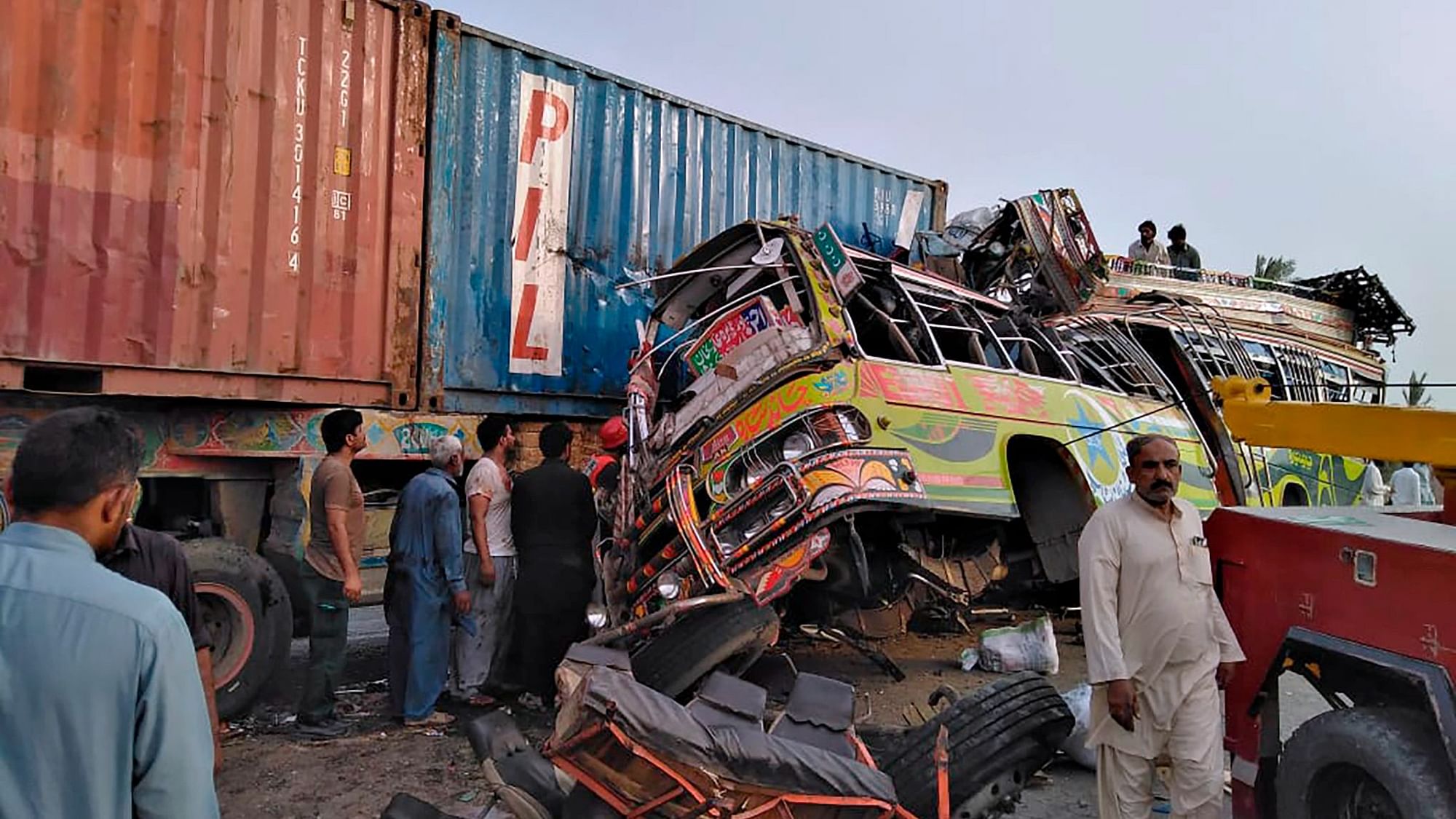 <div class="paragraphs"><p>As many as 30 people have been reported dead and 74 injured in an accident between a bus and a truck in Pakistan's Punjab province on Monday, 19 July.</p></div>