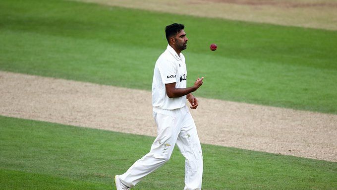 <div class="paragraphs"><p>Ashwin played for Surrey before the England Tests.&nbsp;</p></div>