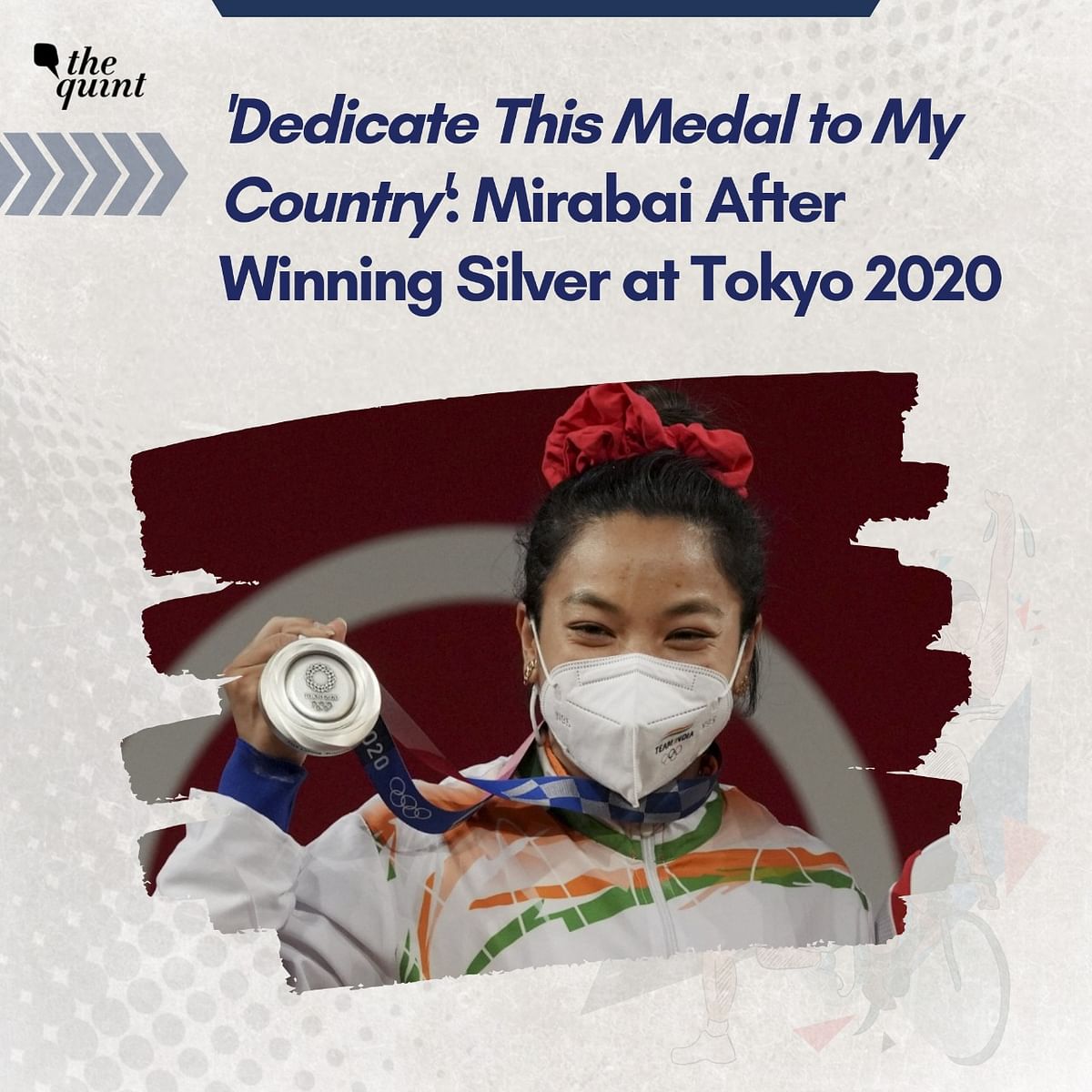 Mirabai Chanu won India's first weightlifting Olympic medal at the Olympic Games since 2000 in Sydney.  