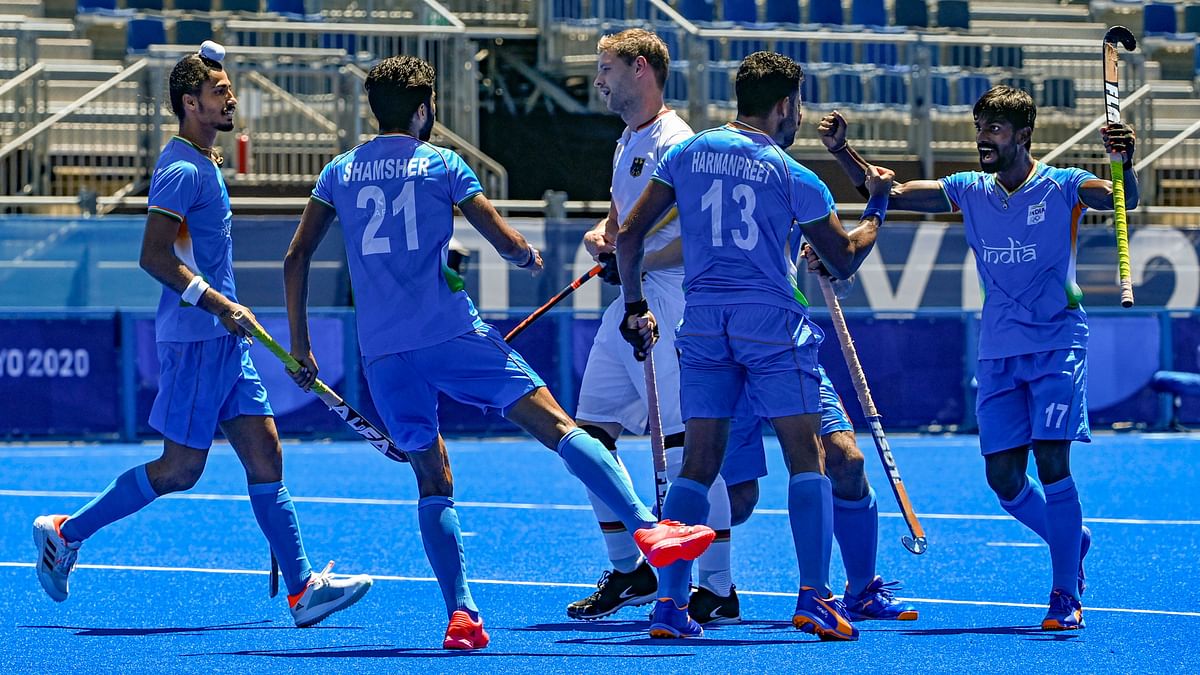 The Indian men's team won Bronze, a first medal in the sport at the Olympic Games since 1980. 