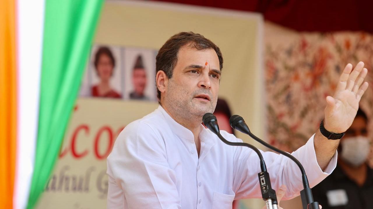 <div class="paragraphs"><p>Congress leader Rahul Gandhi addressed party workers on Tuesday, 10 August calling for the restoration of the Jammu and Kashmir's full statehood for and conduction of assembly elections.</p></div>
