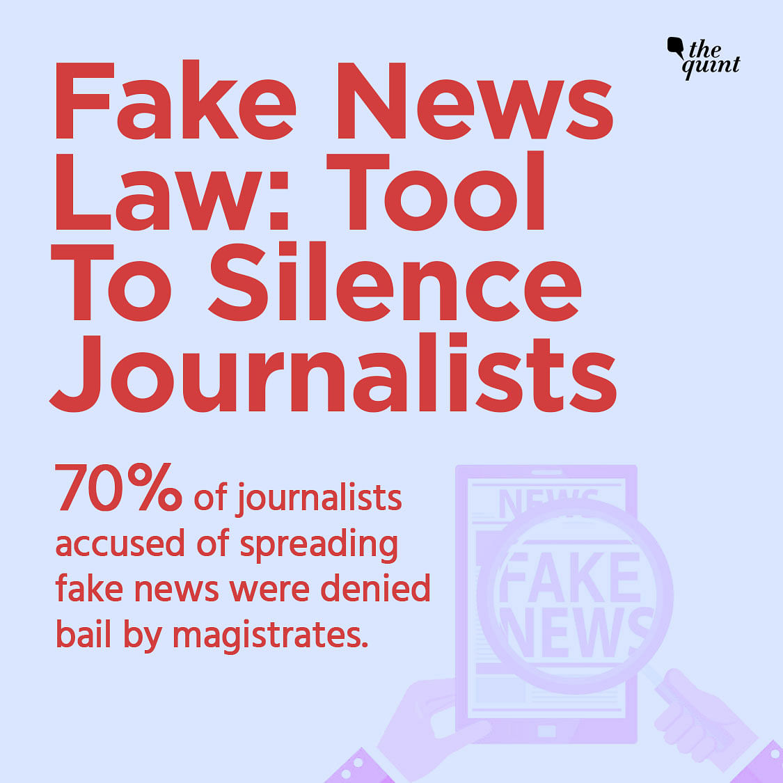 In UP, 'fake news' has become a form of political punishment to gag journalists who speak truth to power.