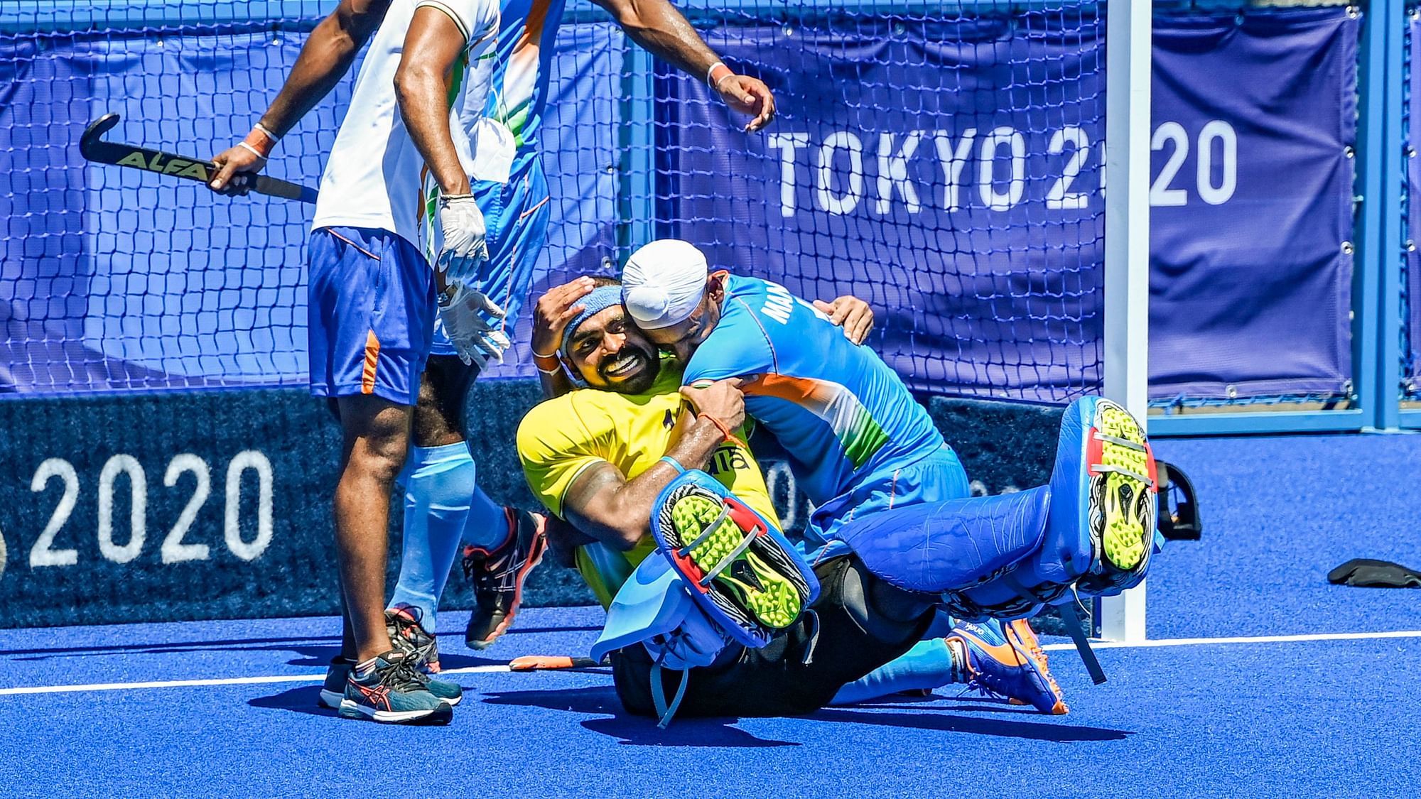 <div class="paragraphs"><p>PR Sreejesh pulled off an all-important save in the final seconds of the match against Germany.</p></div>