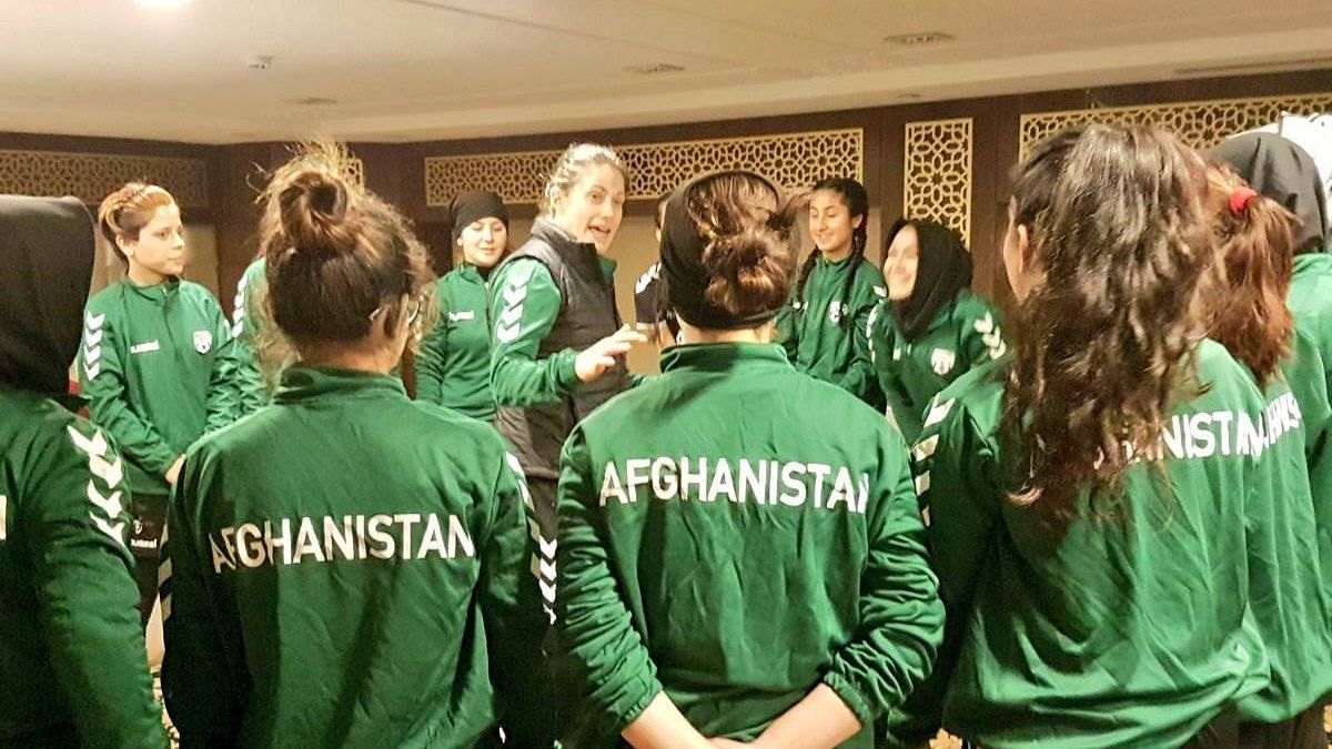 <div class="paragraphs"><p>File Image of the Afghanistan women's football team.</p></div>