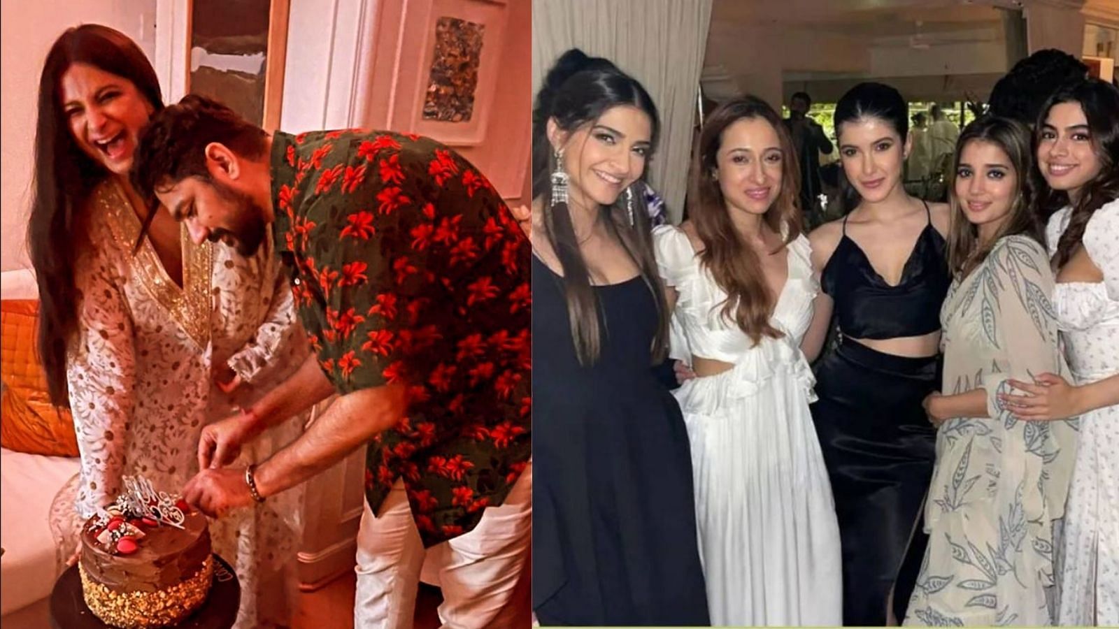 <div class="paragraphs"><p>Sonam Kapoor, Shanaya Kapoor and others at Rhea Kapoor and Karan Boolani's wedding party.</p></div>