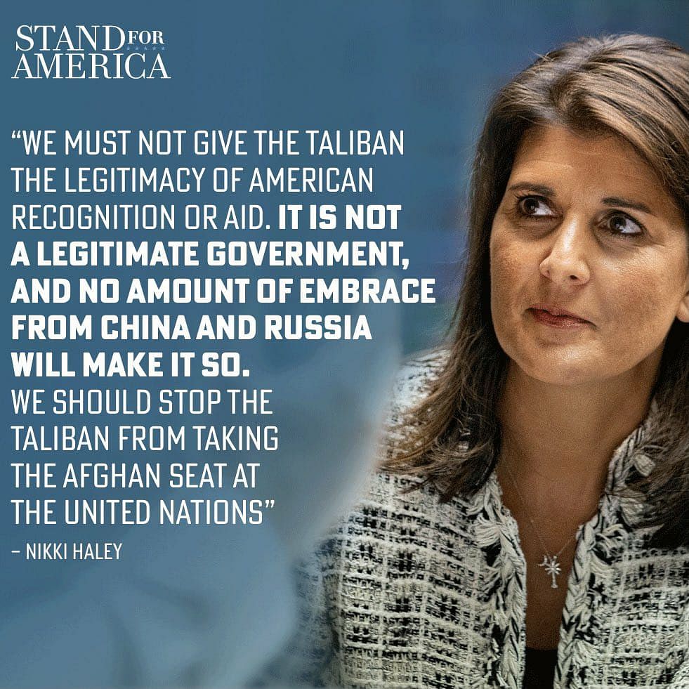 The diplomat and politician criticized the US administration and the UN in their dealings with the Taliban.