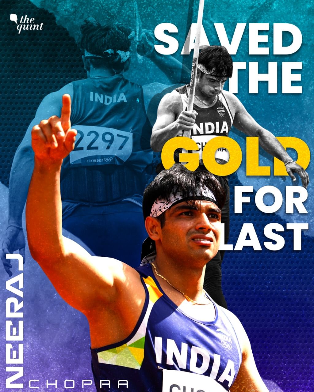 Neeraj Chopra created history after winning first athletics gold for India in Olympics.