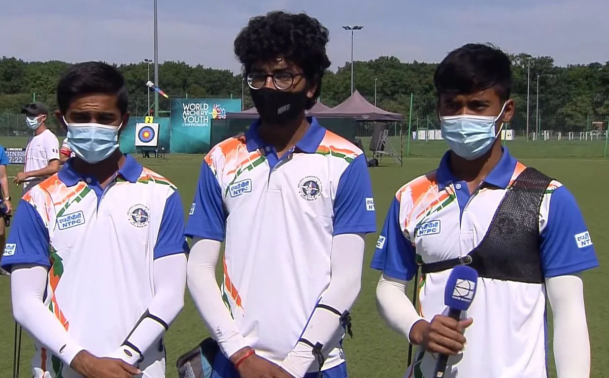 <div class="paragraphs"><p>Indian Archery team at Cadet Youth World Archery Championship.</p></div>