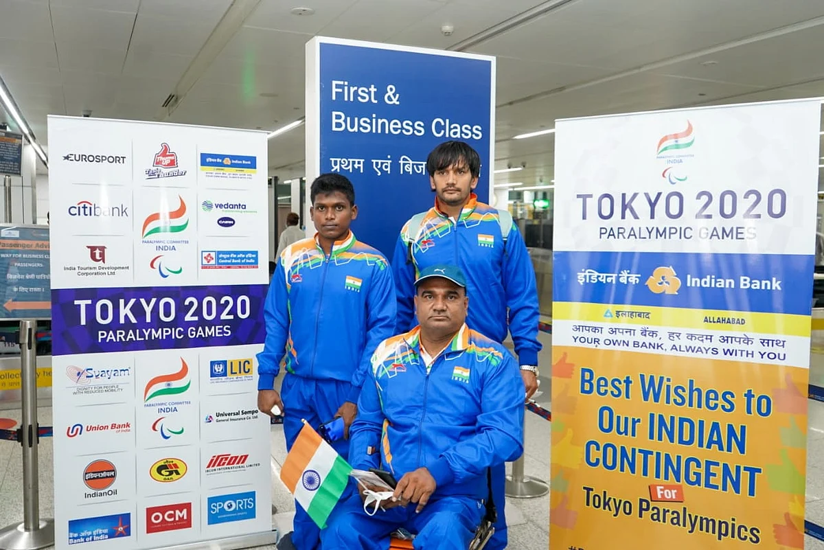 Photos: First Indian Paralympic Contingent Leaves For Tokyo Ahead of the Games