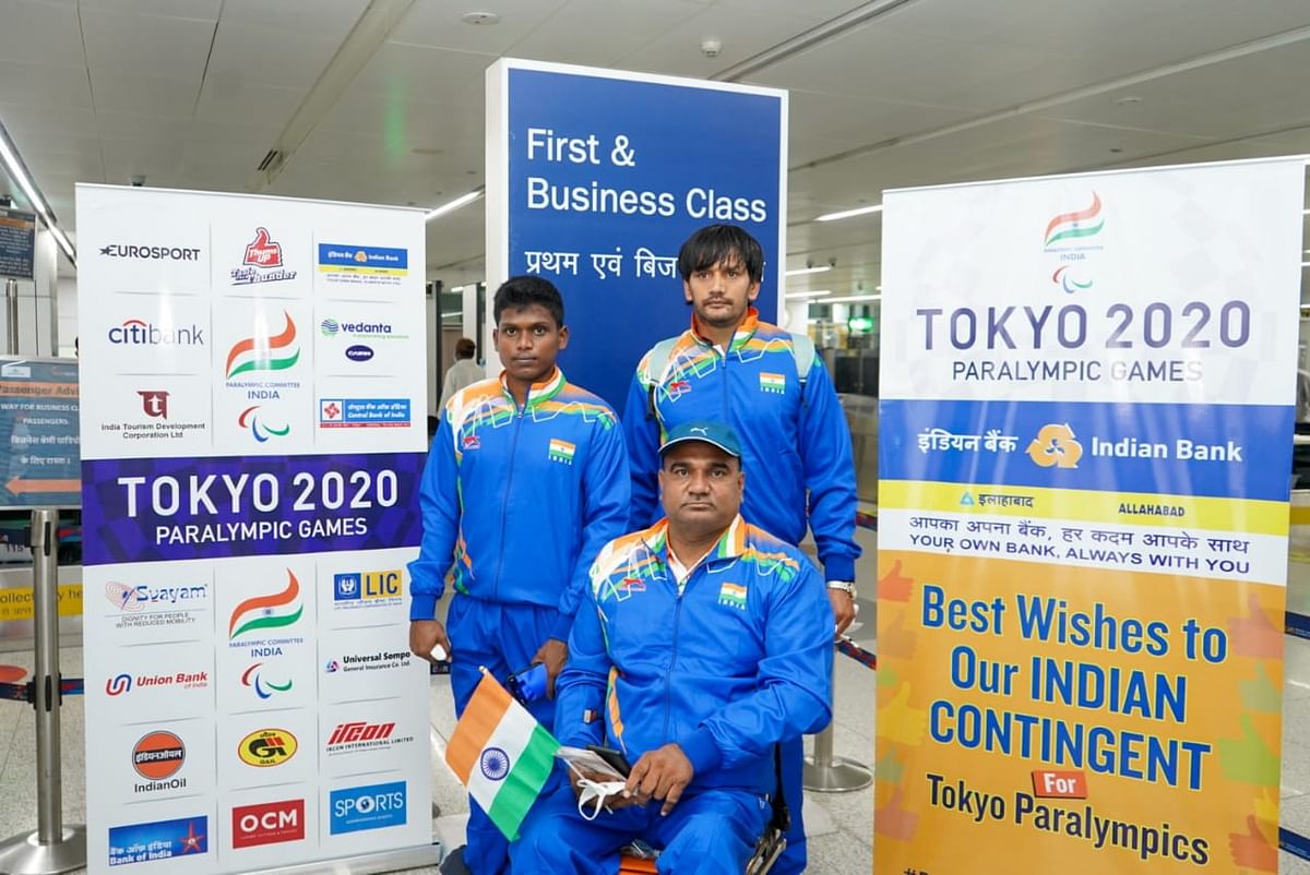 2020 Tokyo Paralympics: Mariyappan Thangavelu was a part of the first batch that left on Wednesday morning.