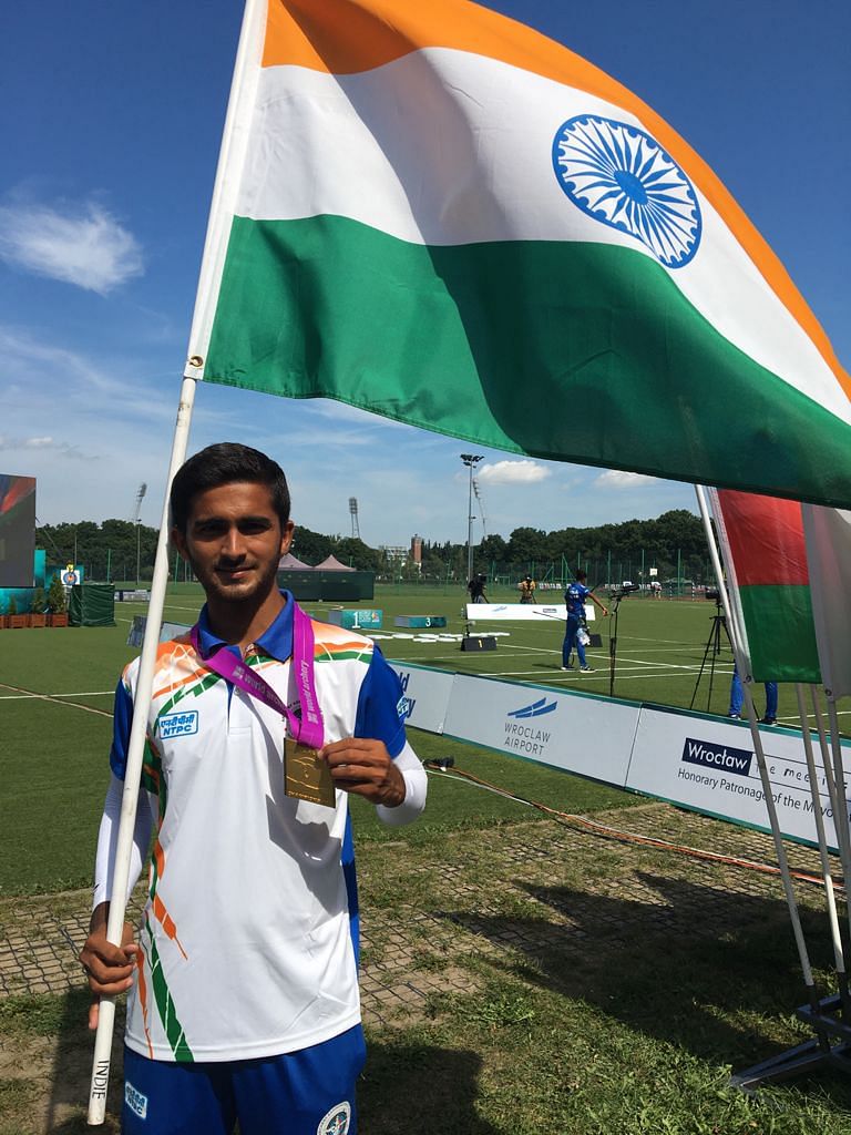 Cadet Youth World Archery Championship was Amit Kumar's first international tournament.