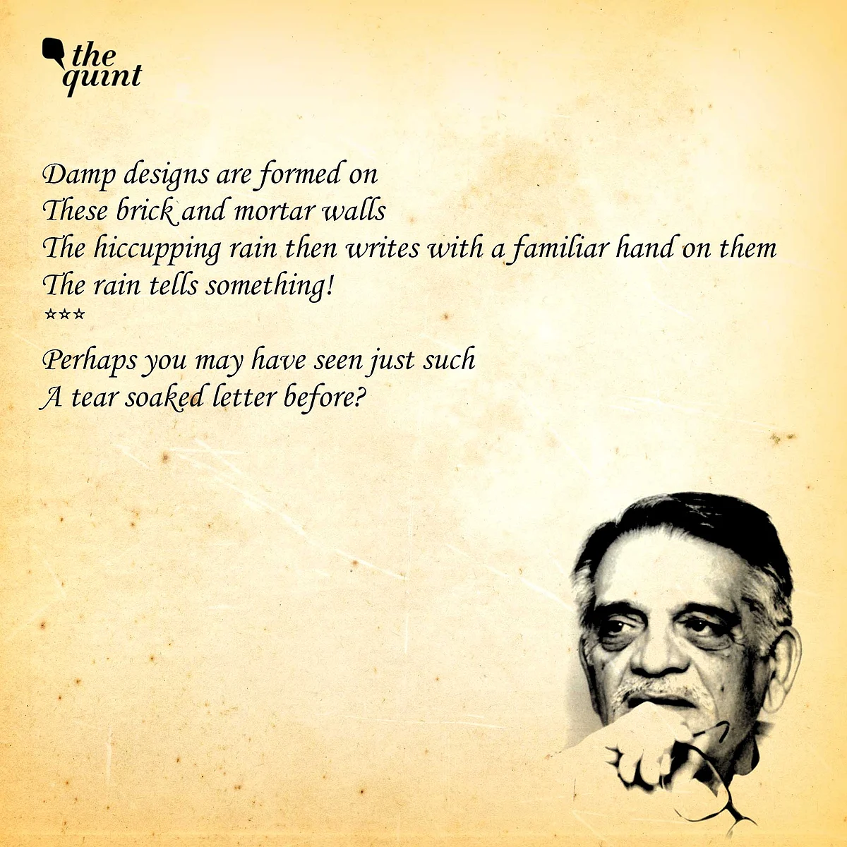 <div class="paragraphs"><p>Gulzar's poem on rains. </p></div>