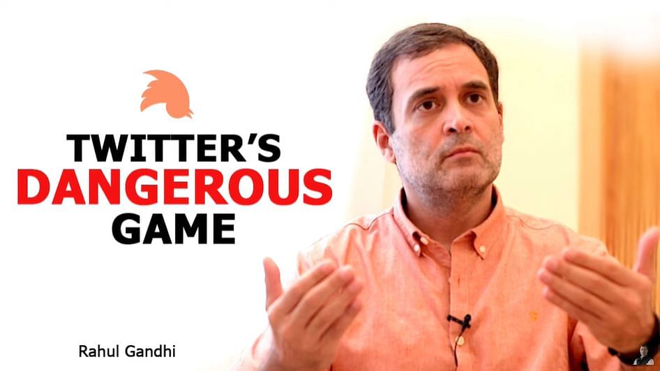 <div class="paragraphs"><p>"This is an attack on the democratic structure of the country," Gandhi can be heard saying in the video titled 'Twitter's dangerous game'.</p></div>