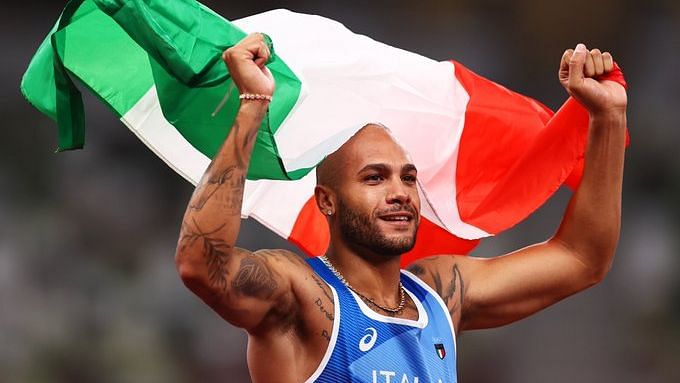 <div class="paragraphs"><p>Italy's Marcell Jacobs won the men's 100m final at the 2020 Tokyo Olympics.</p></div>
