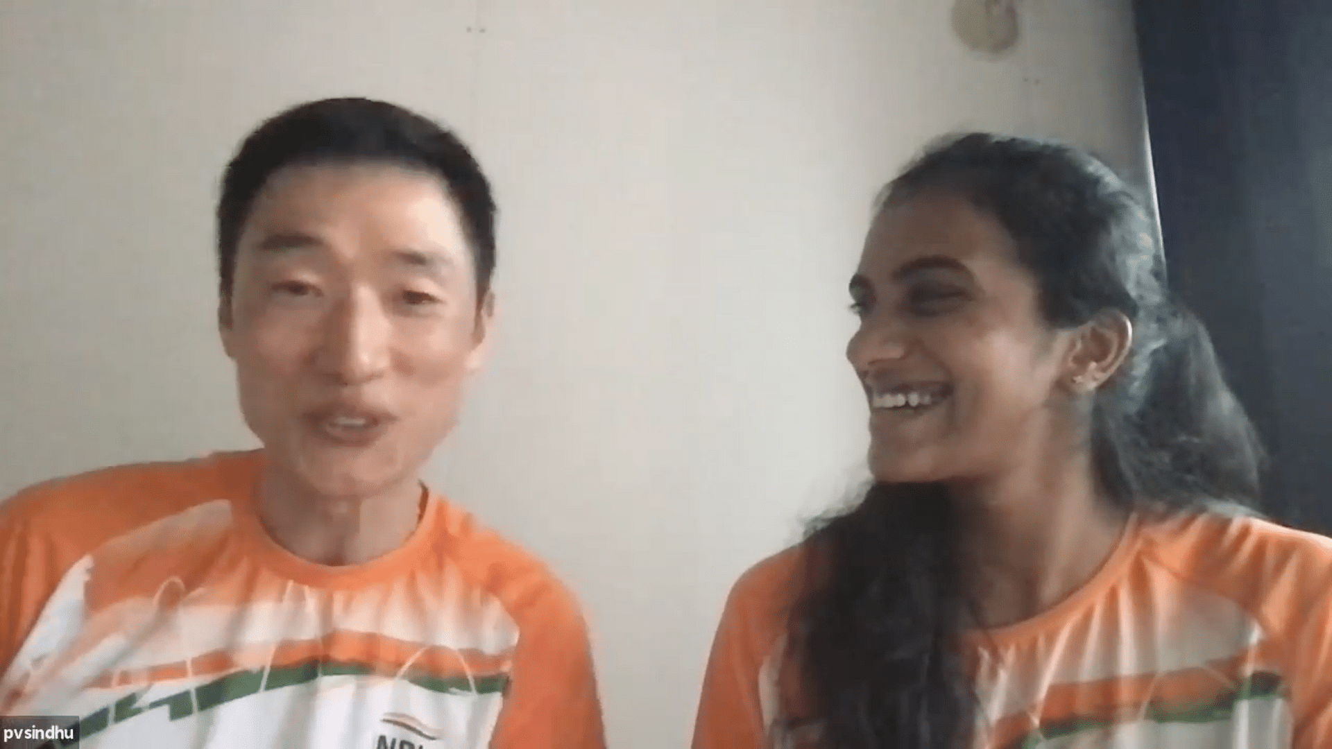 <div class="paragraphs"><p>PV Sindhu's coach Park Tae-sang spoke to the media after her bronze medal winning performance at the 2020 Tokyo Olympics.</p></div>