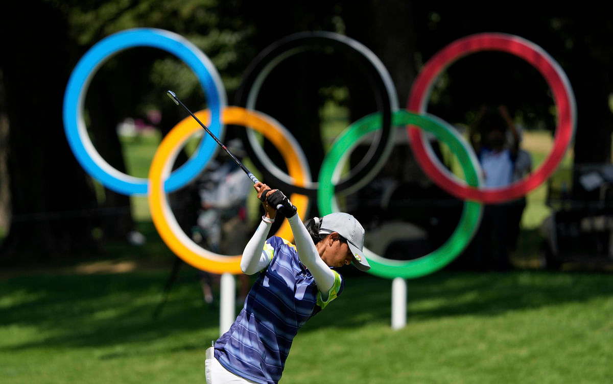 If there is no play on Saturday, Aditi Ashok will become the first Indian golfer to win a Silver medal. 