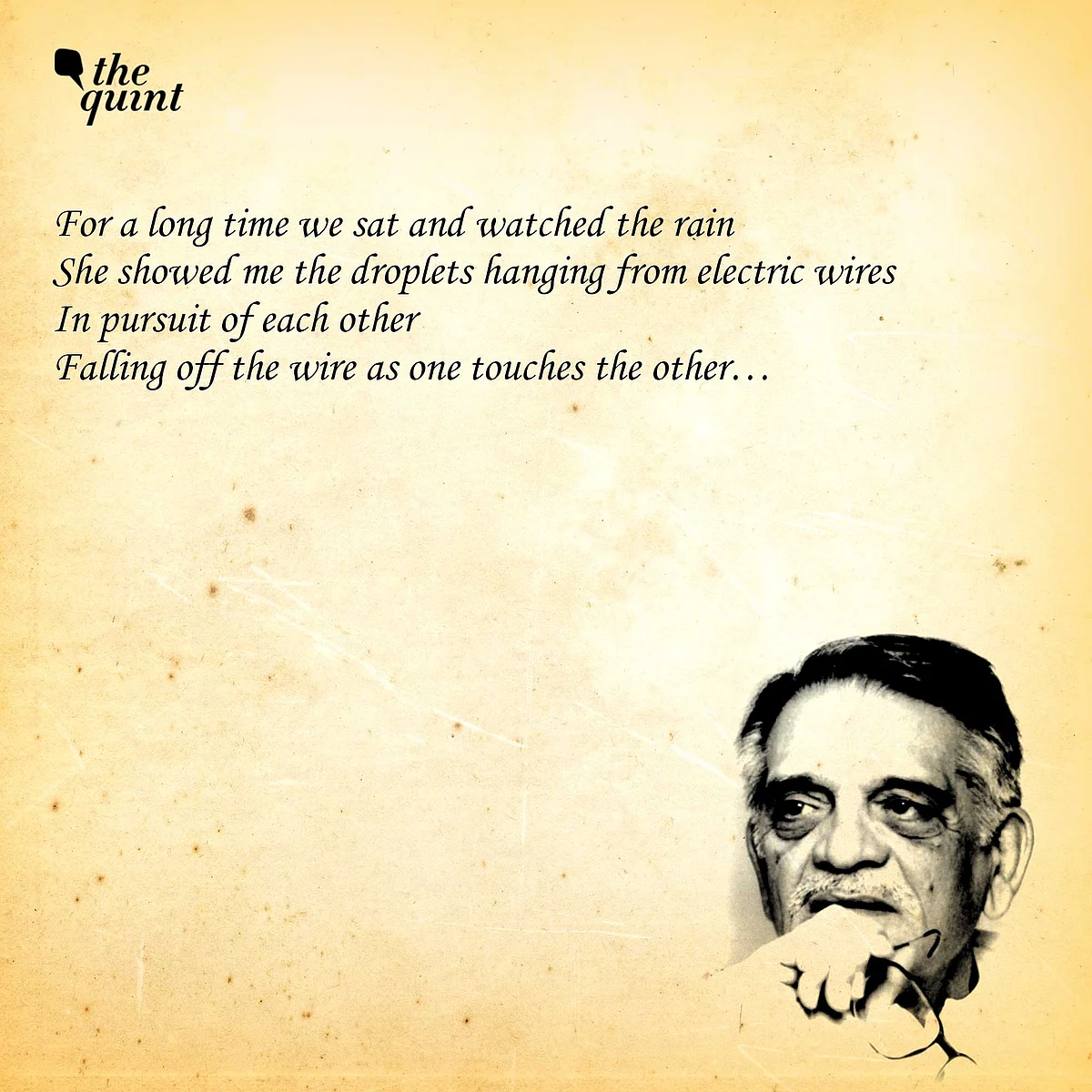 <div class="paragraphs"><p>Gulzar's poem on rains and love.</p></div>