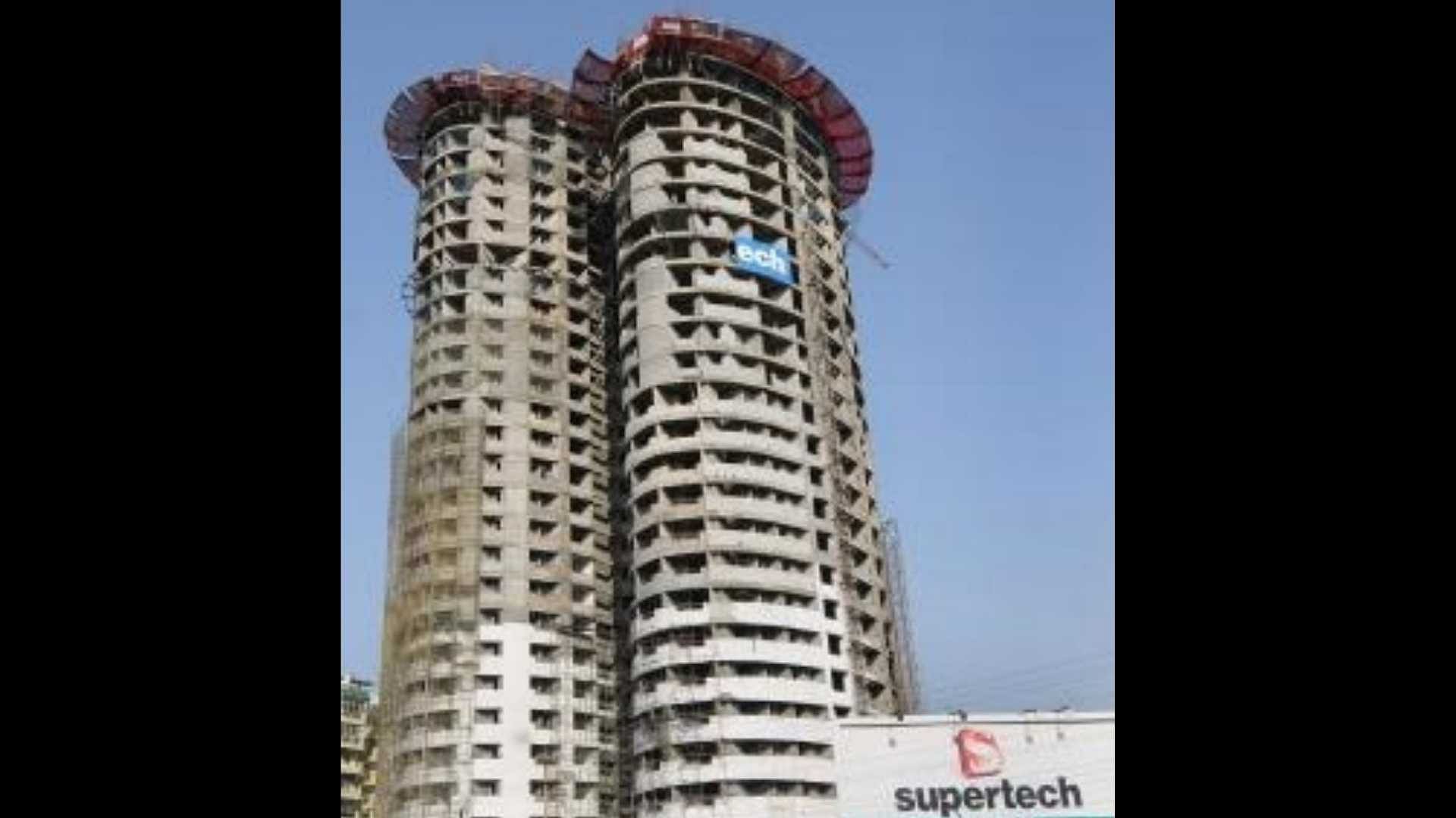 <div class="paragraphs"><p>Image of Supertech's twin 40-storey towers of their Emerald Court residential project in Noida used for representation purpose.</p></div>