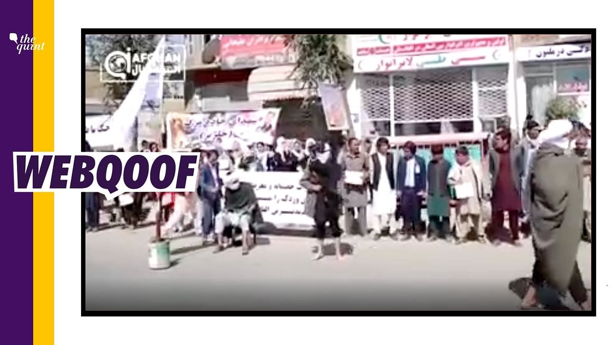 Video of an Old Demonstration Shared as 'Live Situation' in Afghanistan