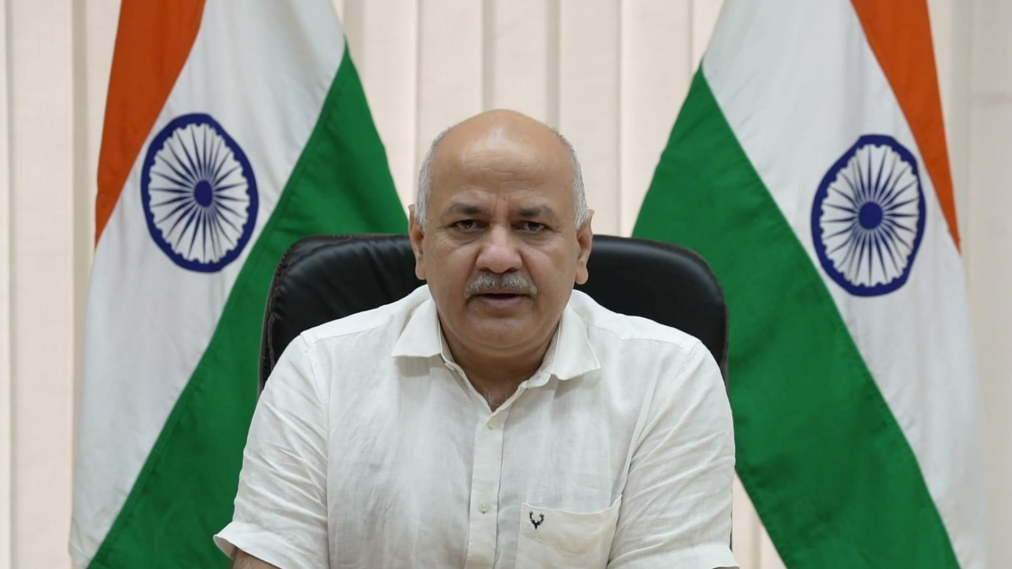 <div class="paragraphs"><p>Delhi Deputy Chief Minister Manish Sisodia during a press conference.</p></div>