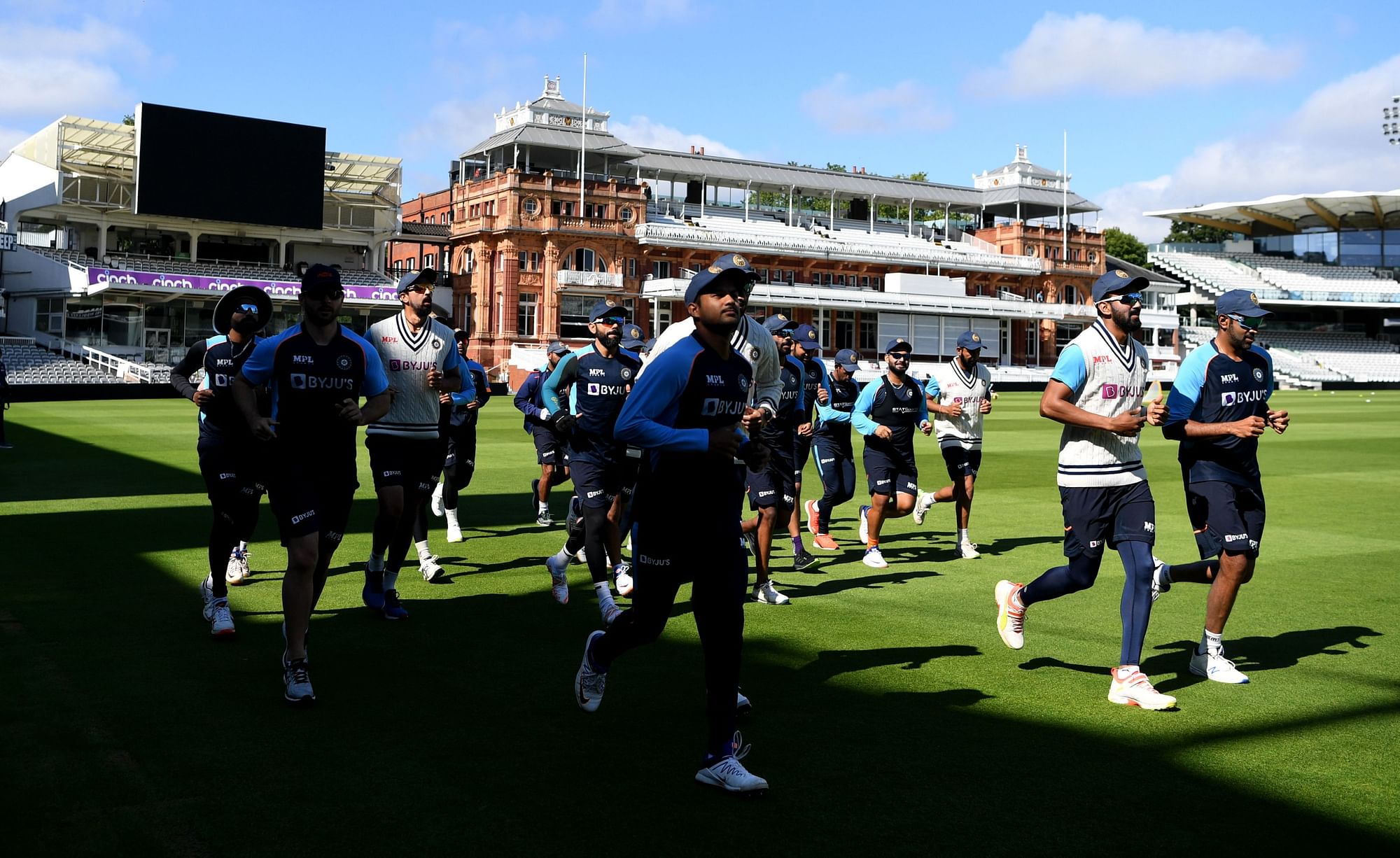 <div class="paragraphs"><p>India at a training session before the Lord's Test against England.</p></div>