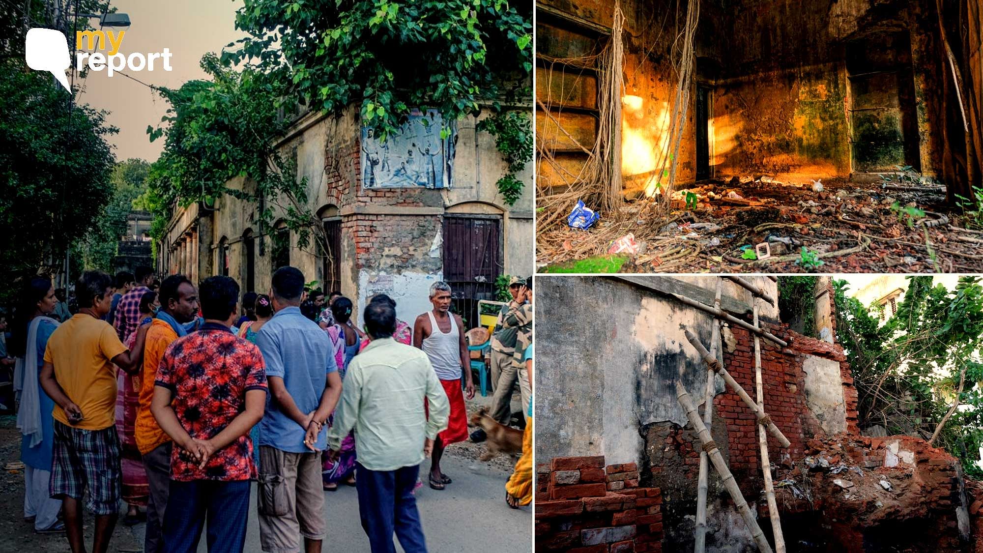 <div class="paragraphs"><p>An eyewitness says that the blast occurred at 2:30 pm at the old Baranagar police station where labourers were working.</p></div>