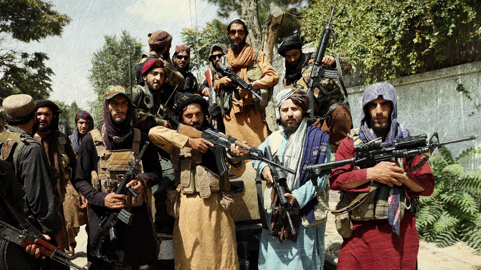 <div class="paragraphs"><p>Taliban fighters pose for a photograph in Kabul, Afghanistan. Image used for representational purpose.</p></div>