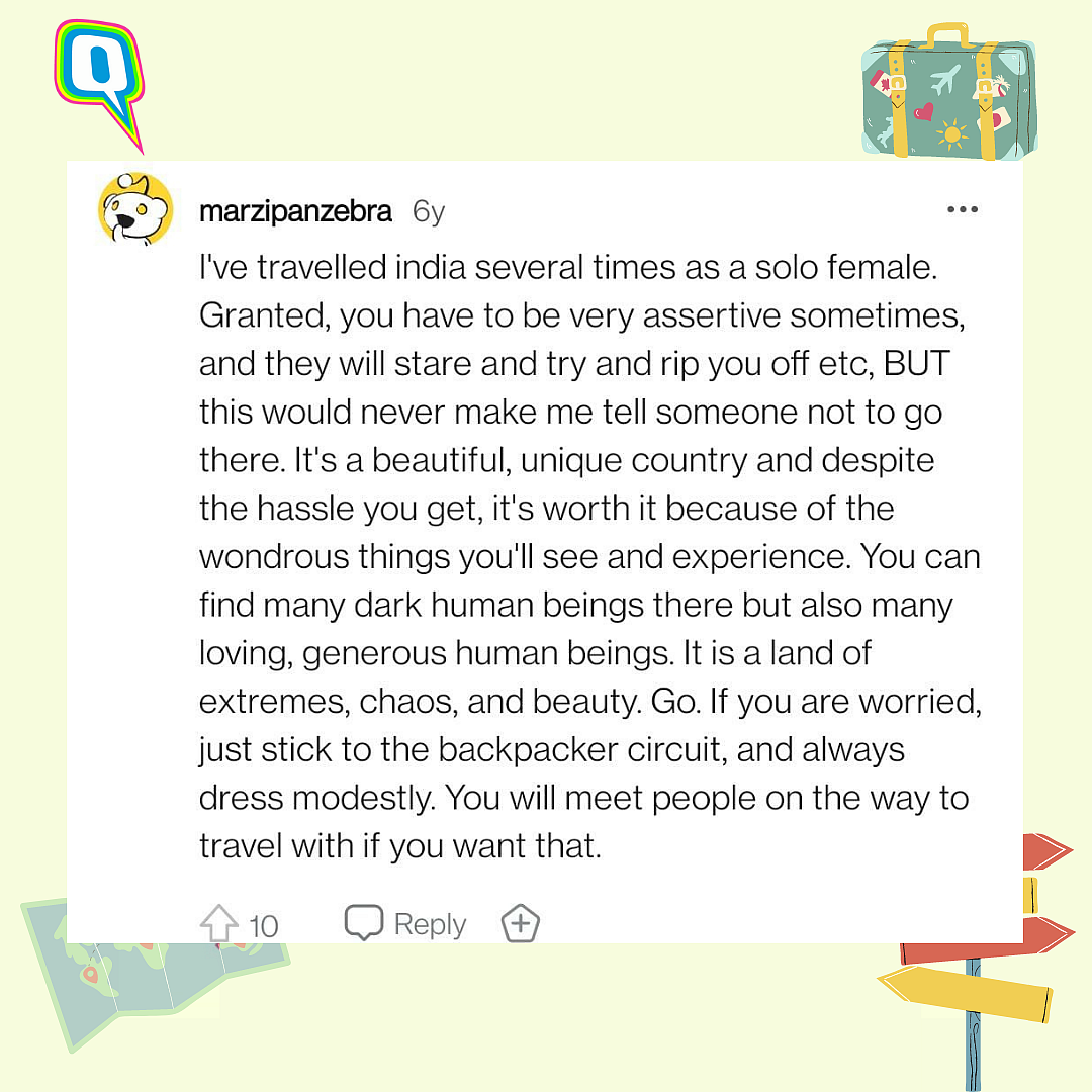Jee Le Zaraa: Women on Reddit Share Experiences of Travelling Solo in India