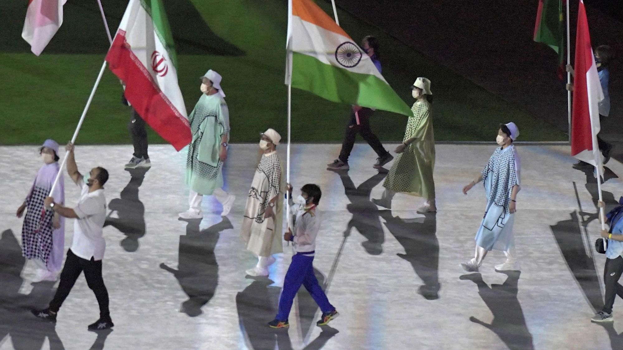 <div class="paragraphs"><p>Bajrang Punia was India's flag-holder at the closing ceremony of the 2020 Tokyo Olympics</p></div>