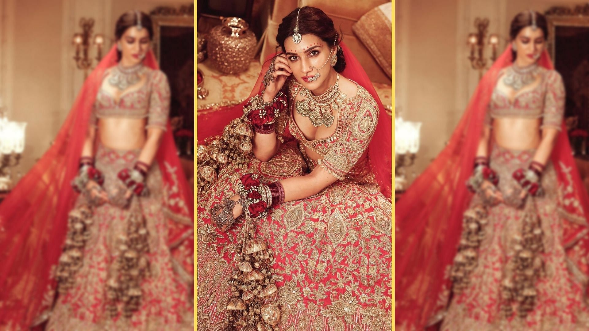 <div class="paragraphs"><p>Kriti Sanon in a Manish Malhotra bridal couture for India Couture Week 2021.</p></div>