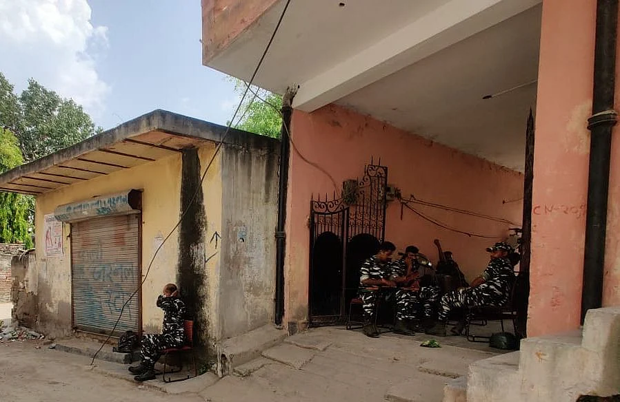 <div class="paragraphs"><p>There were at least 40 security personnel in the area where the scuffle took place.</p></div>