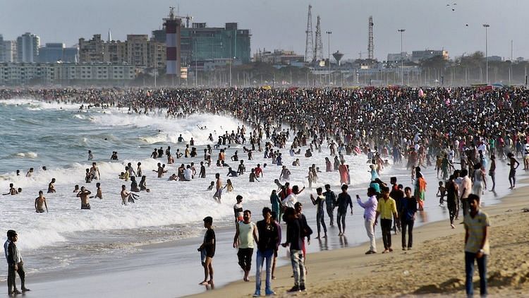 <div class="paragraphs"><p>As hundreds of people thronged Marina Beach on Sunday, 29 August, the government barred the public from going to the beach on all Sundays starting 5 September.</p></div>