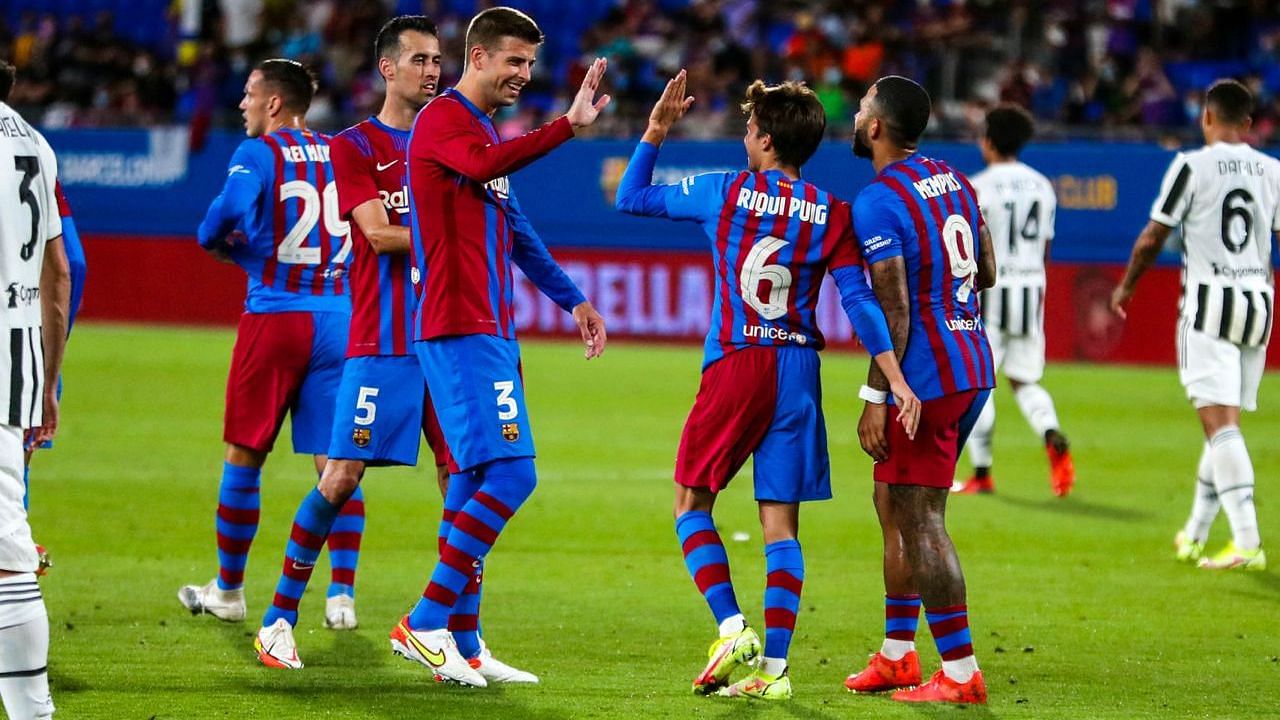 <div class="paragraphs"><p>In their first match after the departure of Lionel Messi, Barcelona beat Juventus 3-0 in a friendly game  on Sunday.</p></div>