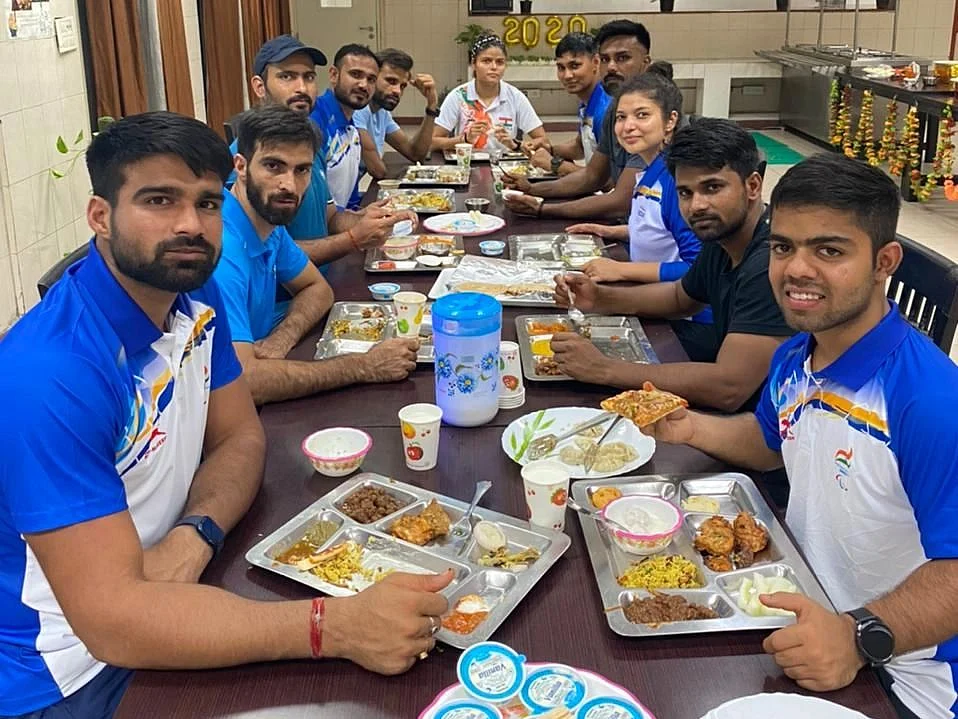 <div class="paragraphs"><p>Dinner organised by SAI at JLN Stadium Hostel</p></div>