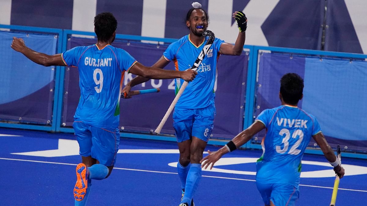 The Indian men's hockey team will play their first Olympic semi-final since 1972 and face Belgium.