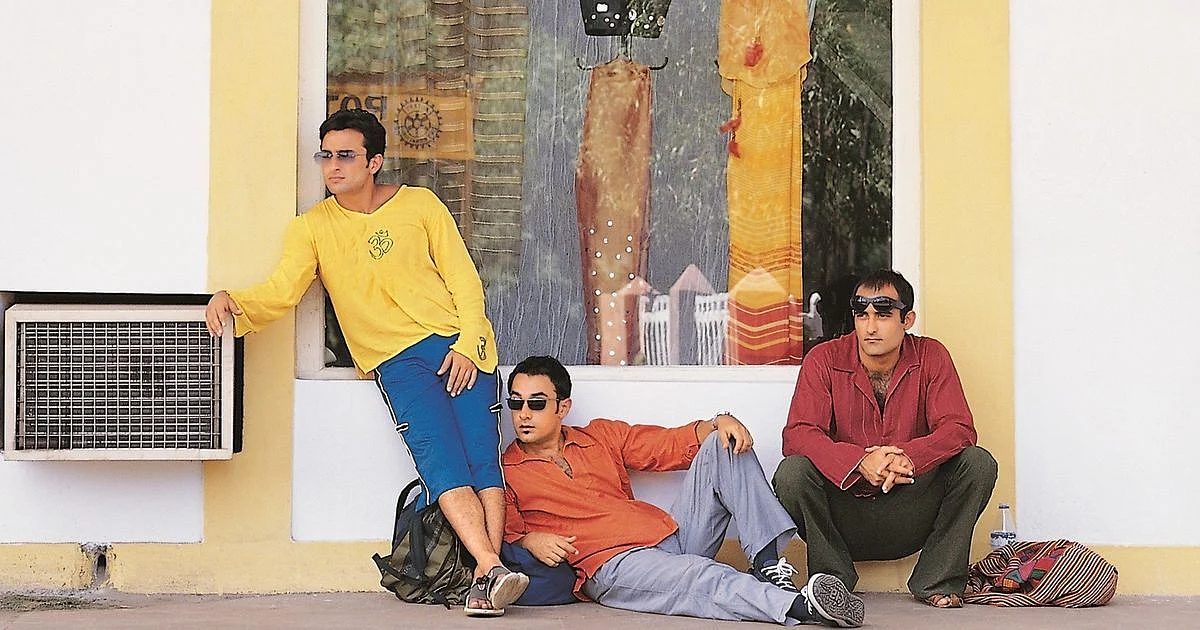 <div class="paragraphs"><p>Saif Ali Khan, Aamir Khan, and Akshaye Khanna in <em>Dil Chahta Hai.</em></p></div>