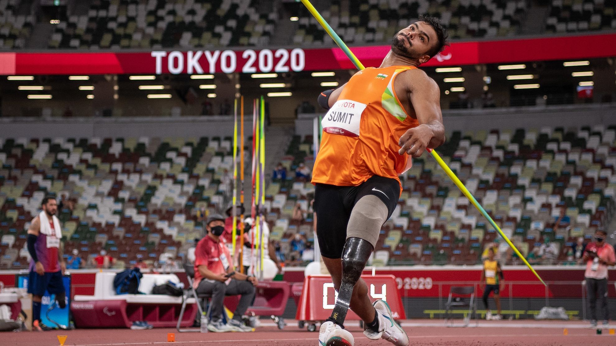 <div class="paragraphs"><p>Sumit Antil won Gold in the Men's F64 javelin event at the Tokyo Paralympics.</p></div>