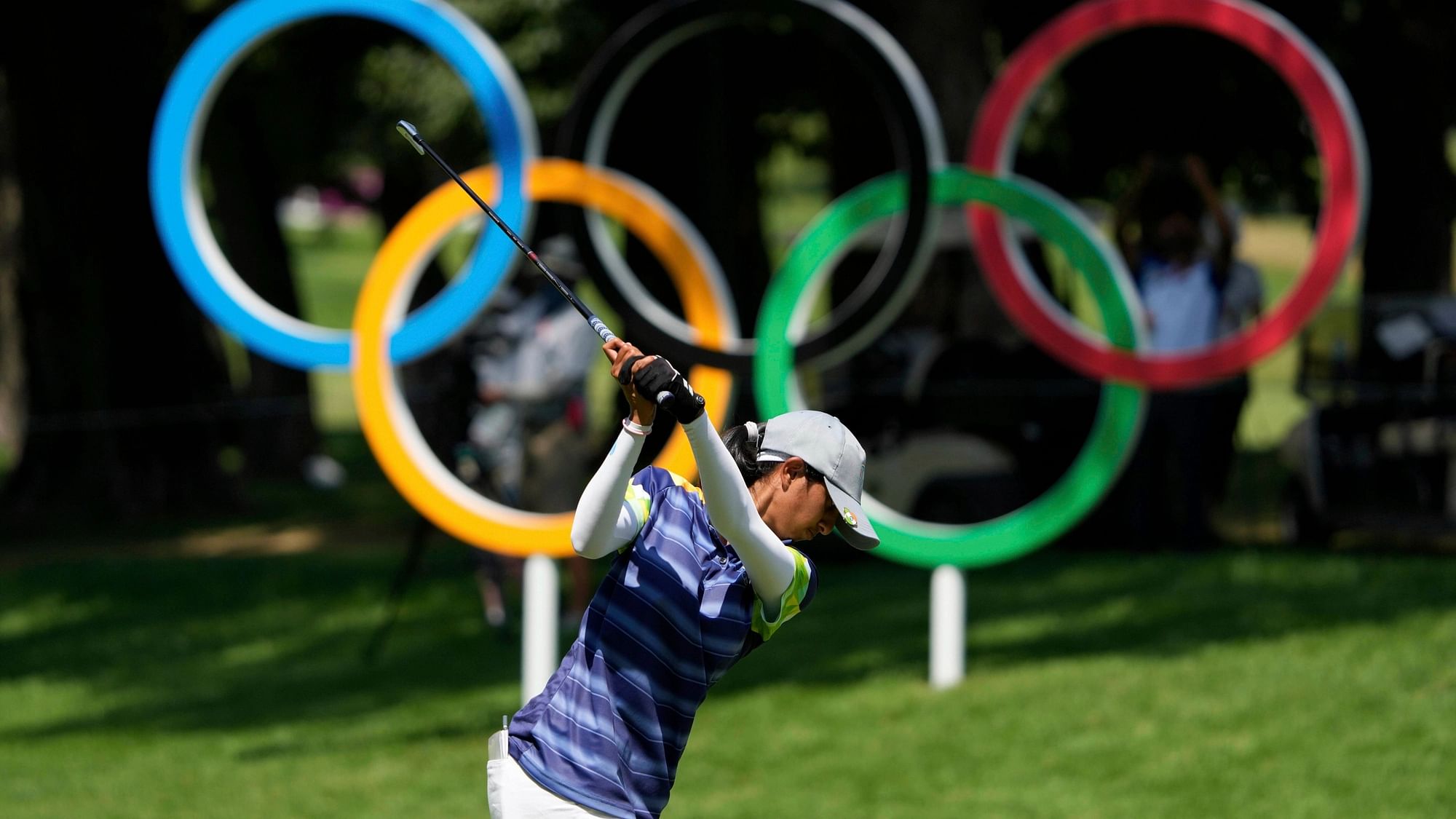 <div class="paragraphs"><p>Aditi Ashok has gained a seven-shot lead to put herself in a gold-winning position</p></div>