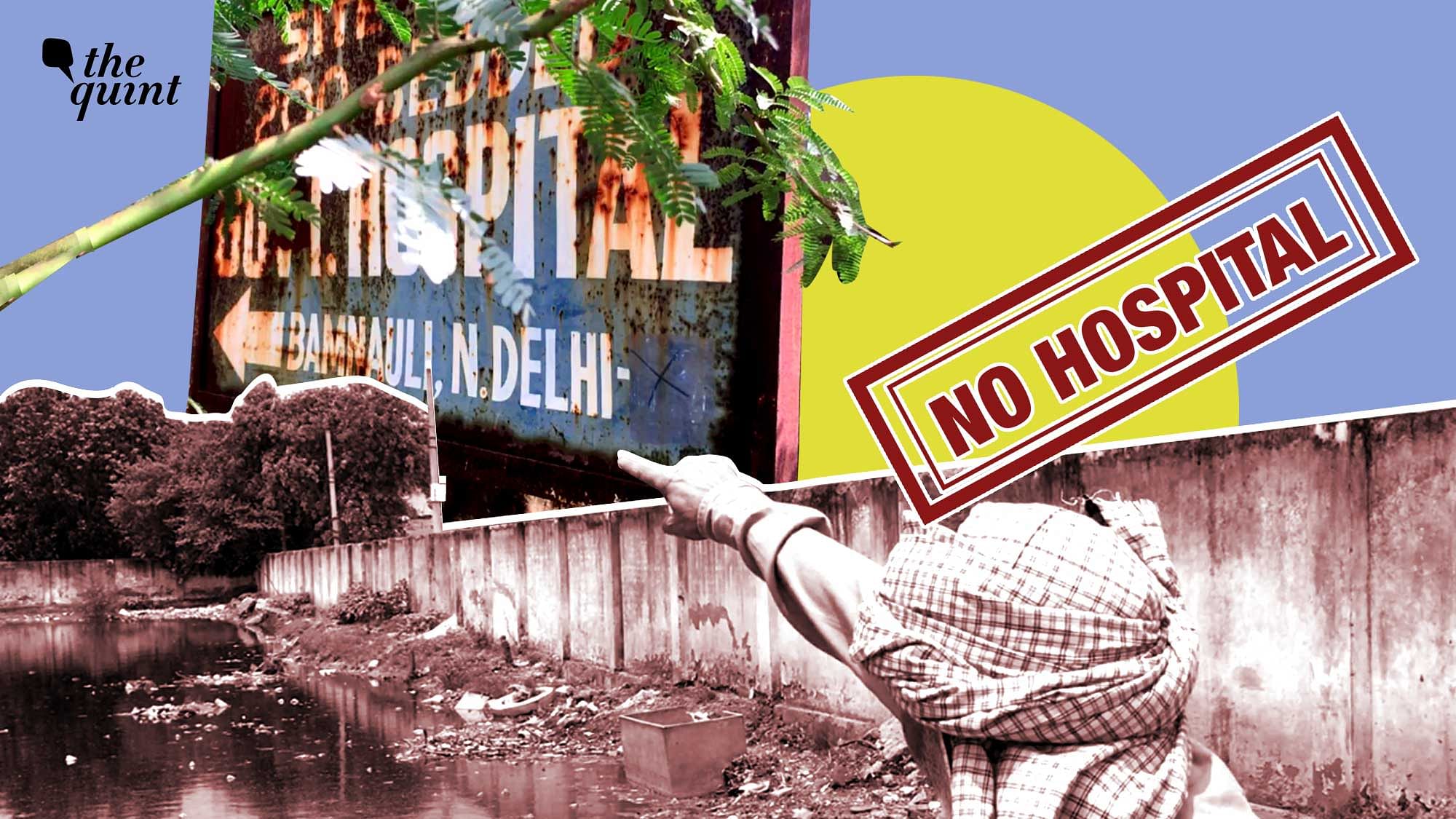 <div class="paragraphs"><p>Has the Delhi government moved forward on several pending hospital projects in the National Capital? The Quint visited six hospital land sites in rural Delhi.</p></div>