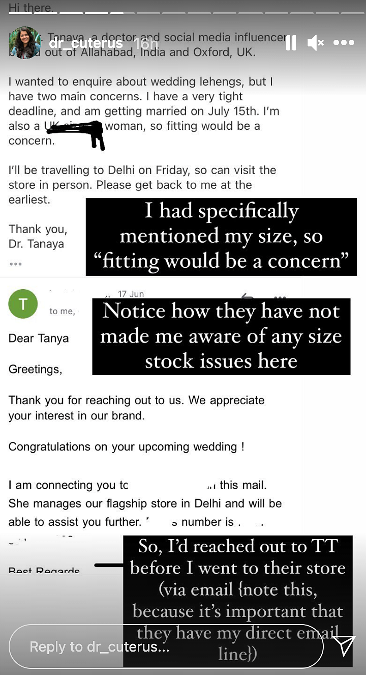 ‘Felt Unwelcome, Shamed’: Dr Tanaya on Her Experience at Tarun Tahiliani’s Store