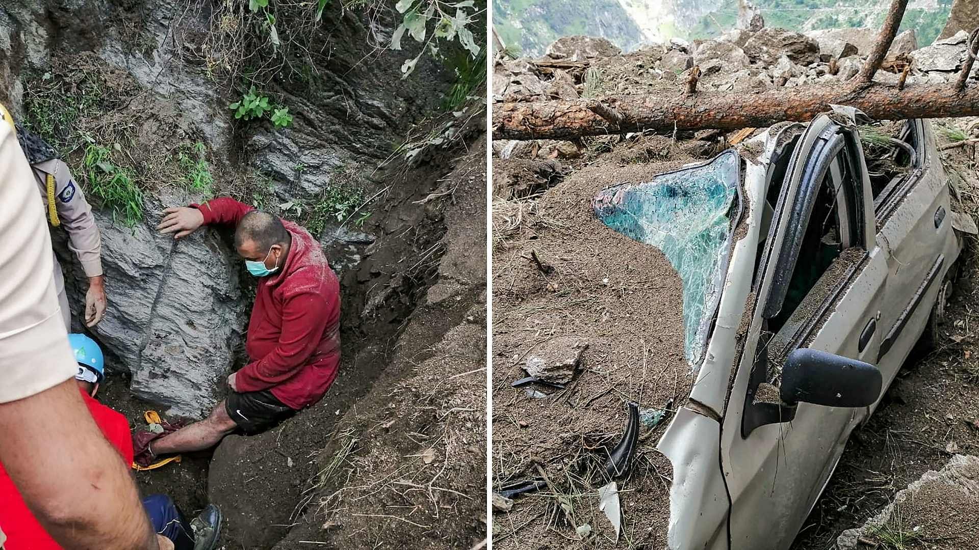 <div class="paragraphs"><p>ITBP said that the landslide occurred around 12.45 pm with one truck, an HRTC bus, and a few other vehicles reported to have come under the rubble.</p></div>
