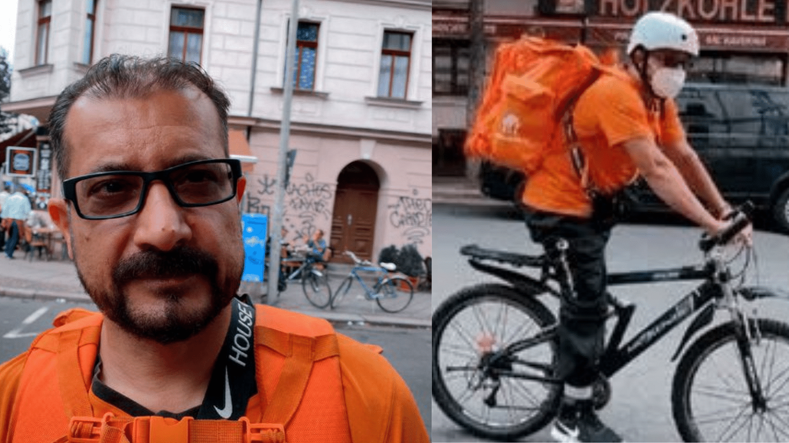 <div class="paragraphs"><p>Syed Ahmad Shah Saadat, former IT and communications minister of Afghanistan, now working as pizza delivery boy in Germany.</p></div>
