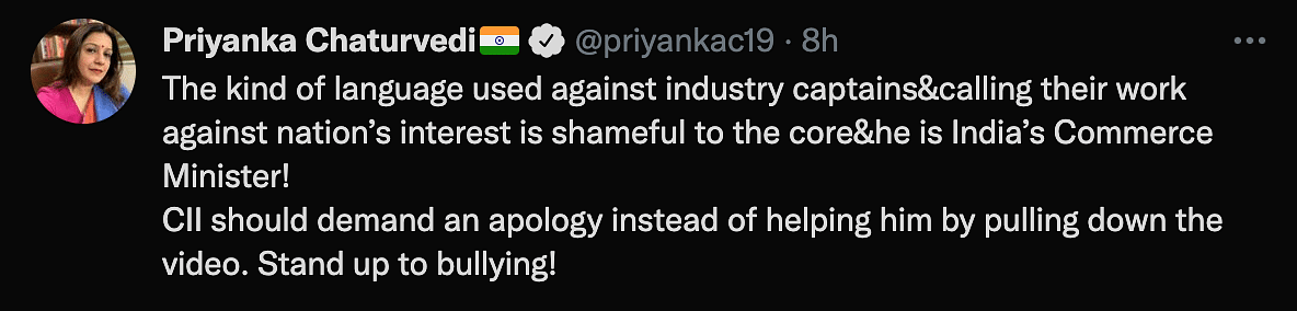 Many found his comments to be "unprovoked attacks" on the Indian industry.