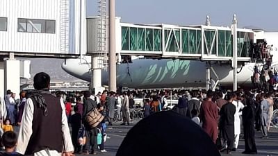 <div class="paragraphs"><p>Chaos as people running onto Kabul airport runways to board flights. Image used for representational purposes.&nbsp;</p></div>