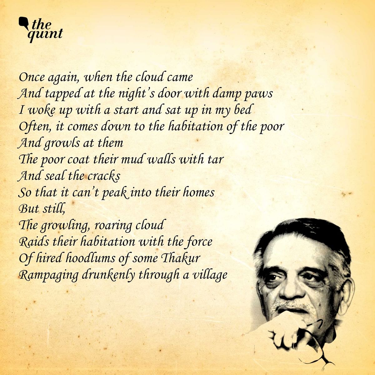 Gulzar's vast corpus of non-film poetry has an astonishing variety of poems evoking the rains. Here's a sample. 