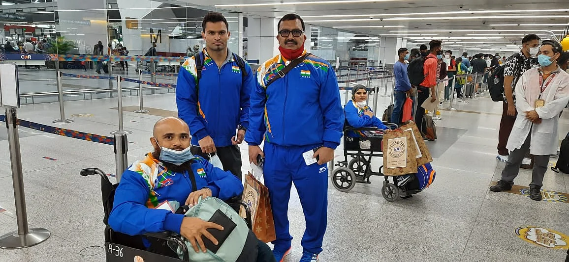 Indian Powerlifters Depart for Tokyo Paralympic Games